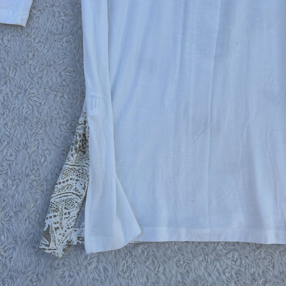 Tesoro Moda Paisley Embellished Tunic‎ Dress Bohemian Style Size M - Picture 5 of 6